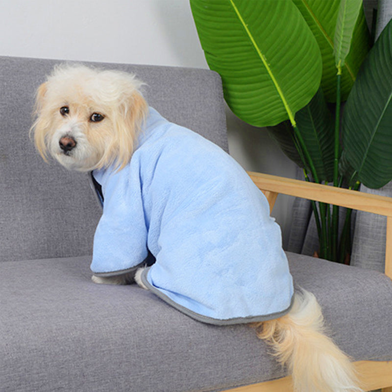 Microfiber Absorbent Pet Bathrobe