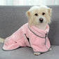 Microfiber Absorbent Pet Bathrobe