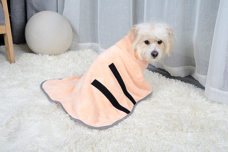 Microfiber Absorbent Pet Bathrobe