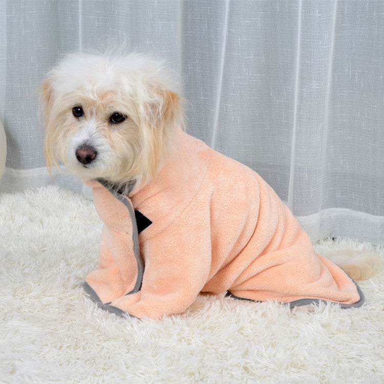 Microfiber Absorbent Pet Bathrobe